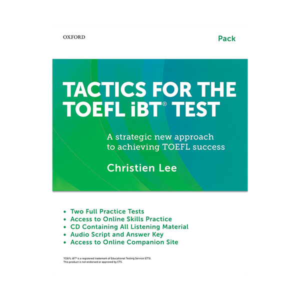 خرید کتاب Tactics For The TOEFL IBT Test+Booklet+CD